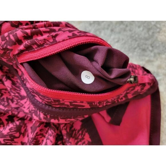 Lululemon Tracker Short III *4-way Stretch Mountain Peaks Bon Bon Bordeaux Drama - Picture 5 of 6